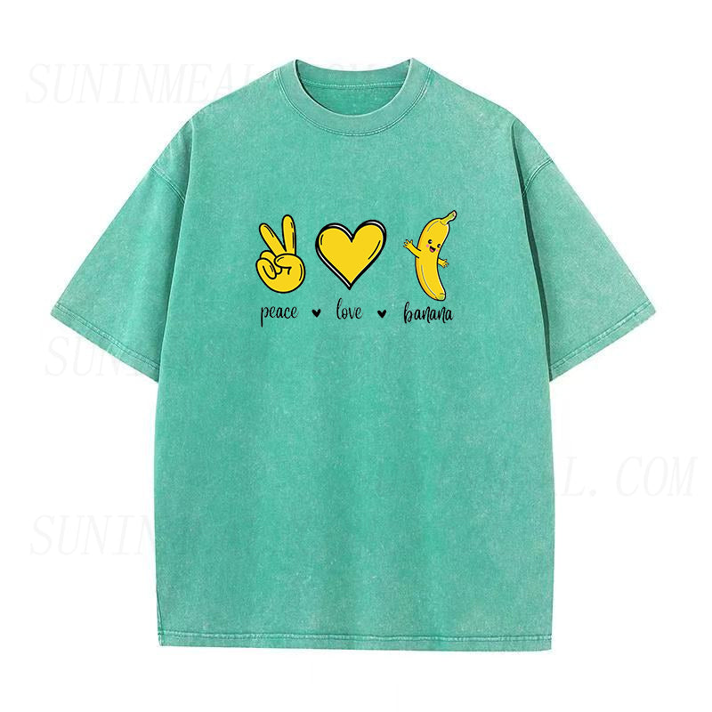 Peace Love Banana Unisex Tee