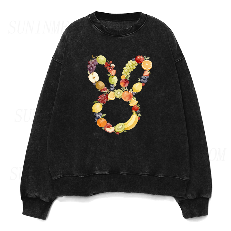 Fruit Bunny Unisex Crewneck Sweatshirt