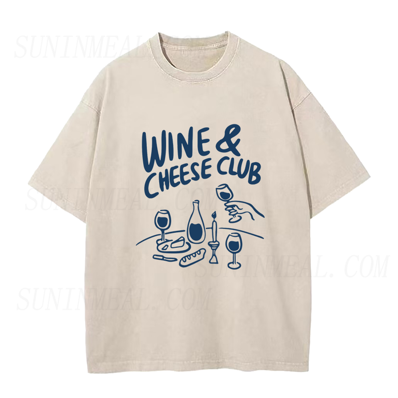 Wine and Cheese Club Unisex Tee