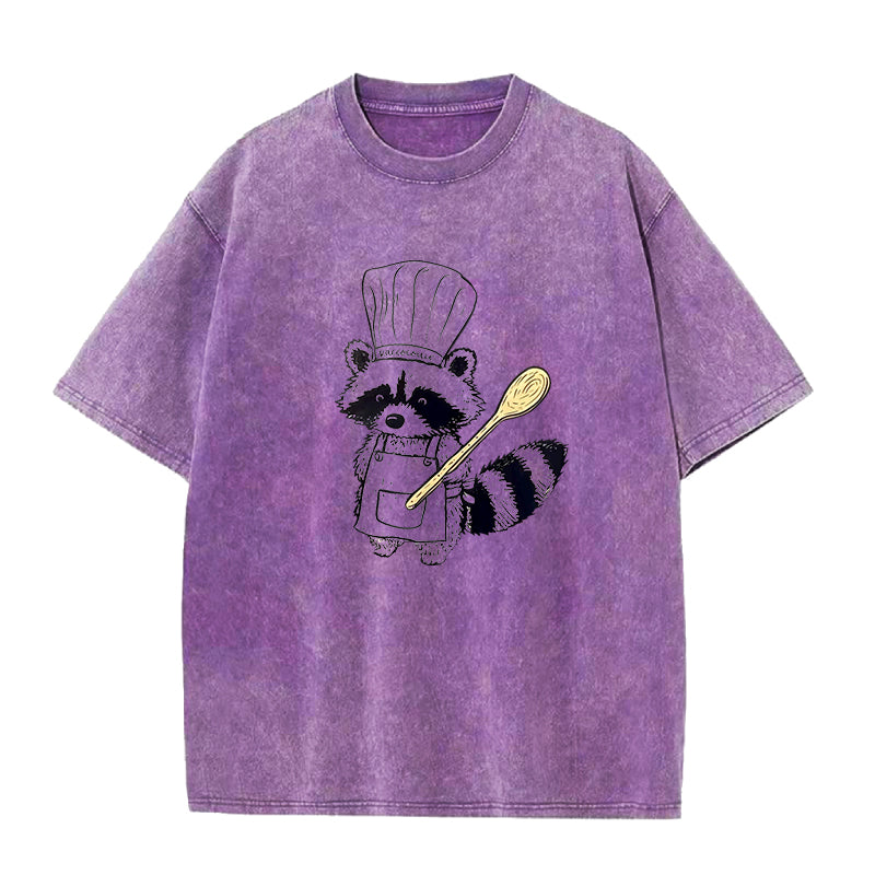 Cute Raccoon Chef Unisex Tee
