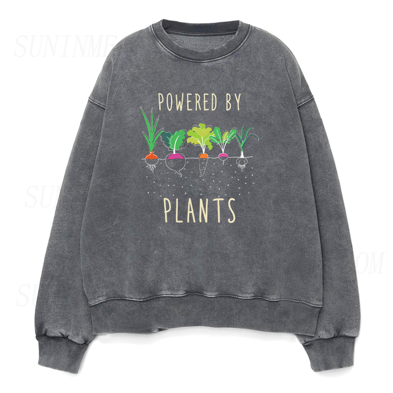 Powered By Plants Unisex Crewneck Sweatshirt