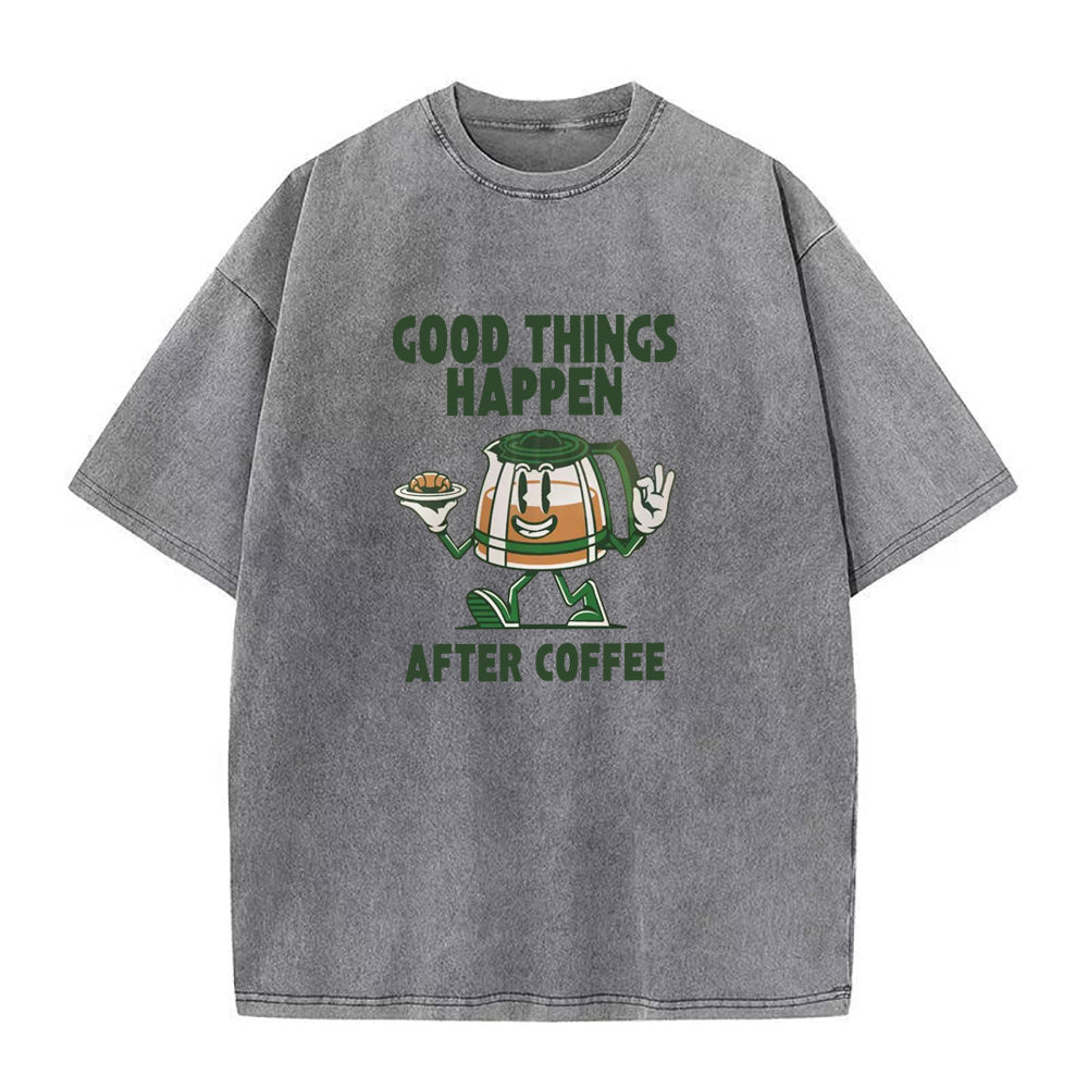 ユニセックスTシャツの後には良いことが起こる
