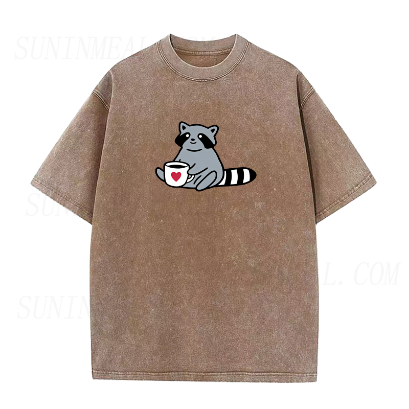 Raccoon Coffee Unisex Tee