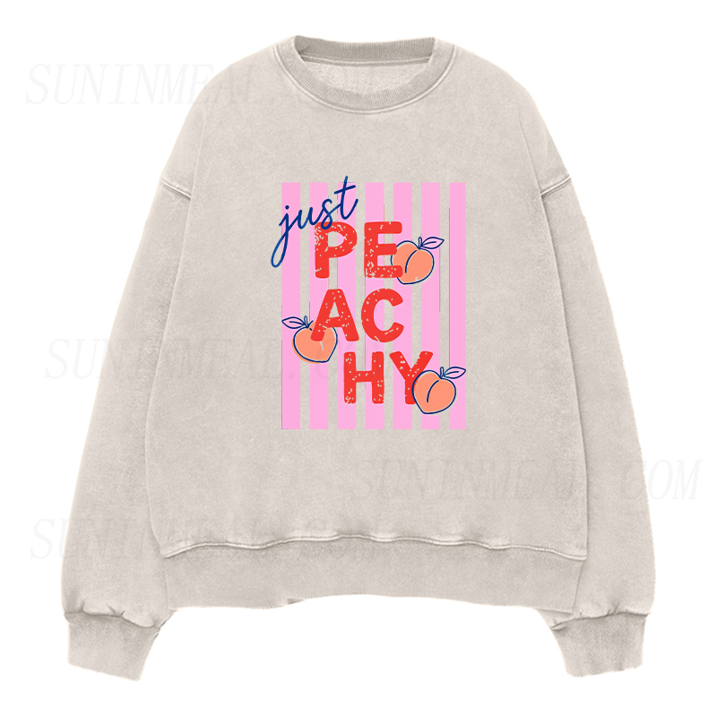 Just Peachy Unisex Crewneck Sweatshirt