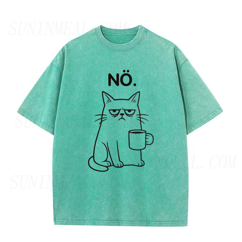 I Said NO Cat Coffee Lover Tee