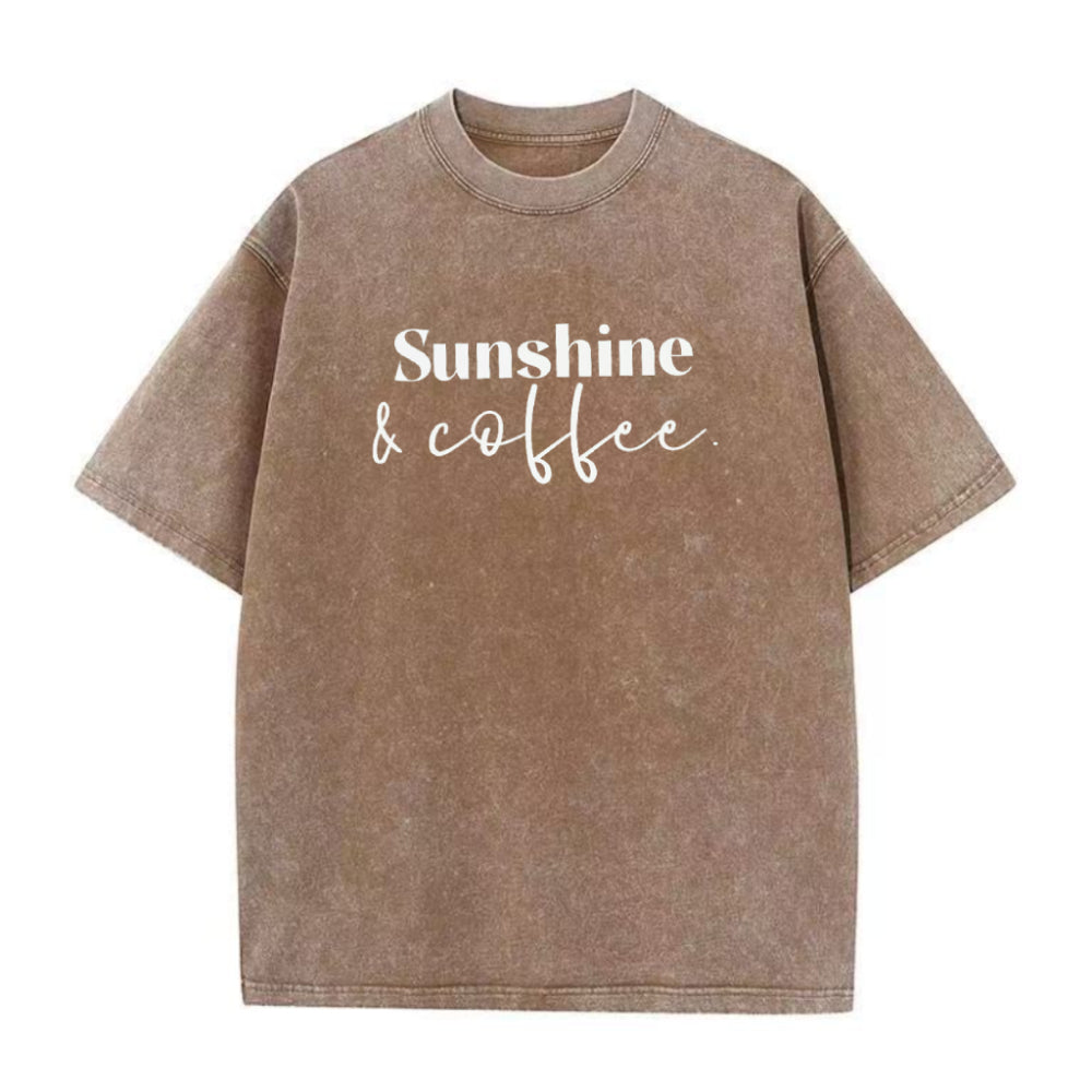 サンシャイン＆コーヒー ユニセックスTシャツ