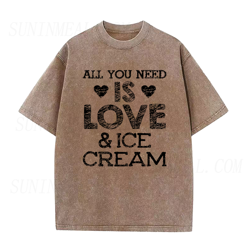 All You Need Is LOVE and Ice Cream Tee