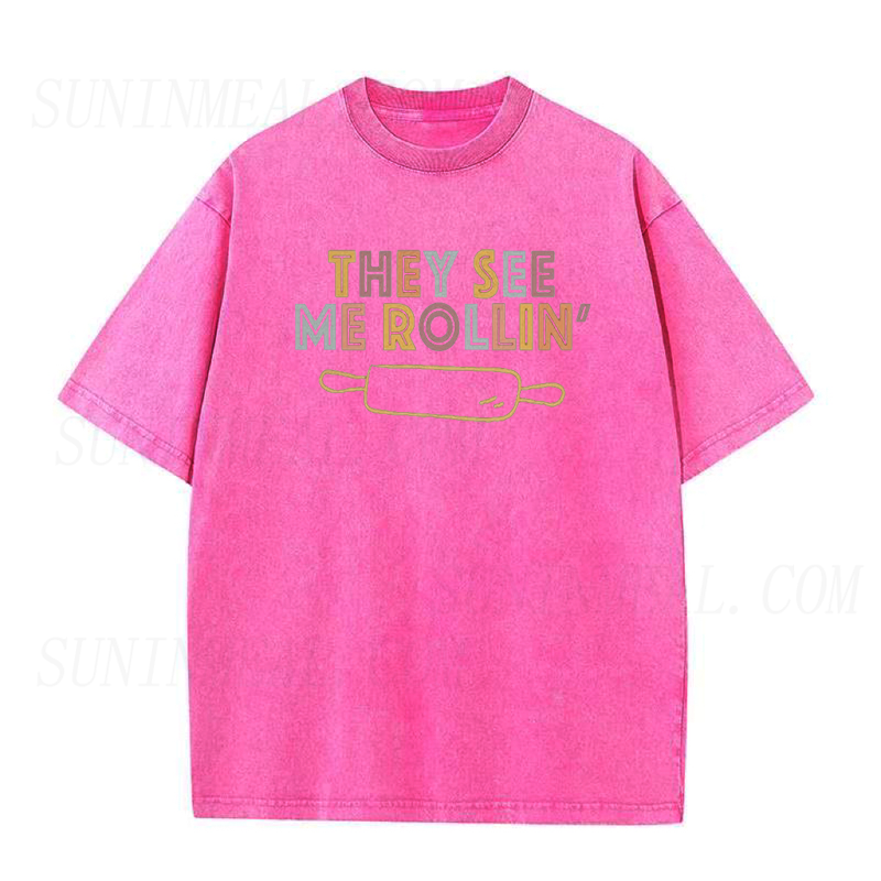 ユニセックスTシャツ「See me rollin」