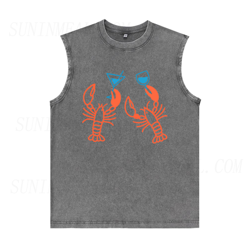 Martini Lobster Unisex Tank Top