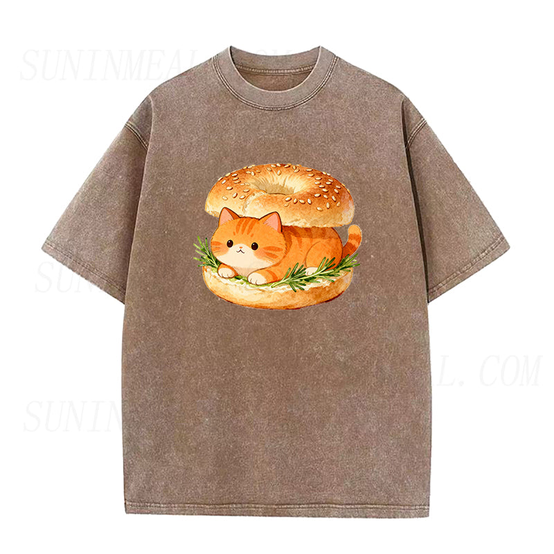 Breakfast Cat Unisex Tee