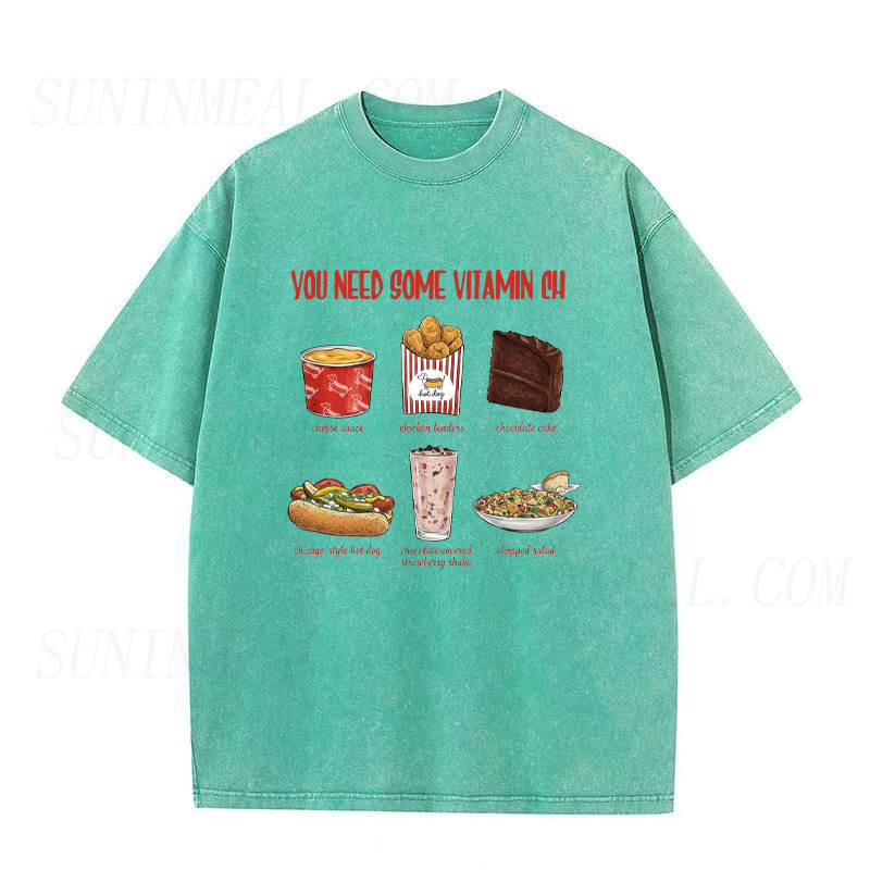 You Need Some Vitamin CH Fast Food Unisex Tee