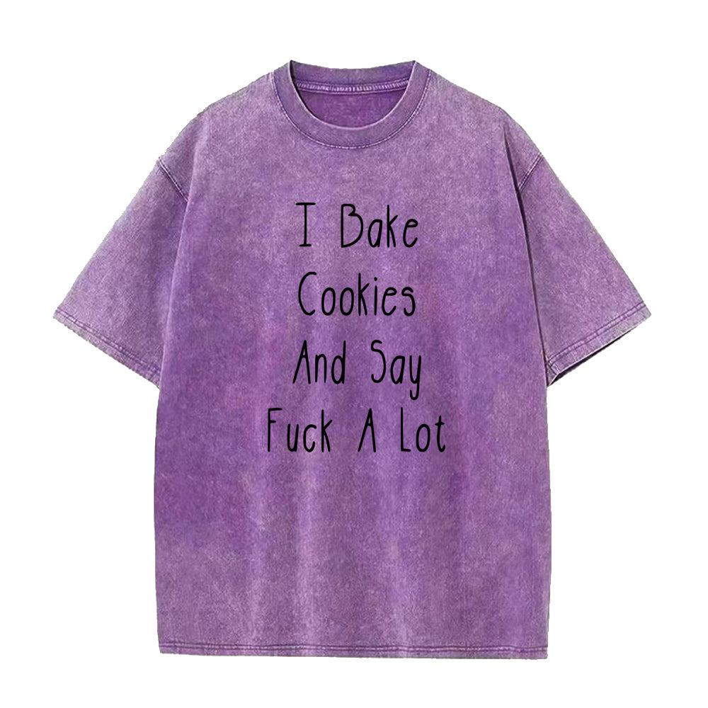クッキーを焼いて、たくさん言う ユニセックスTシャツ