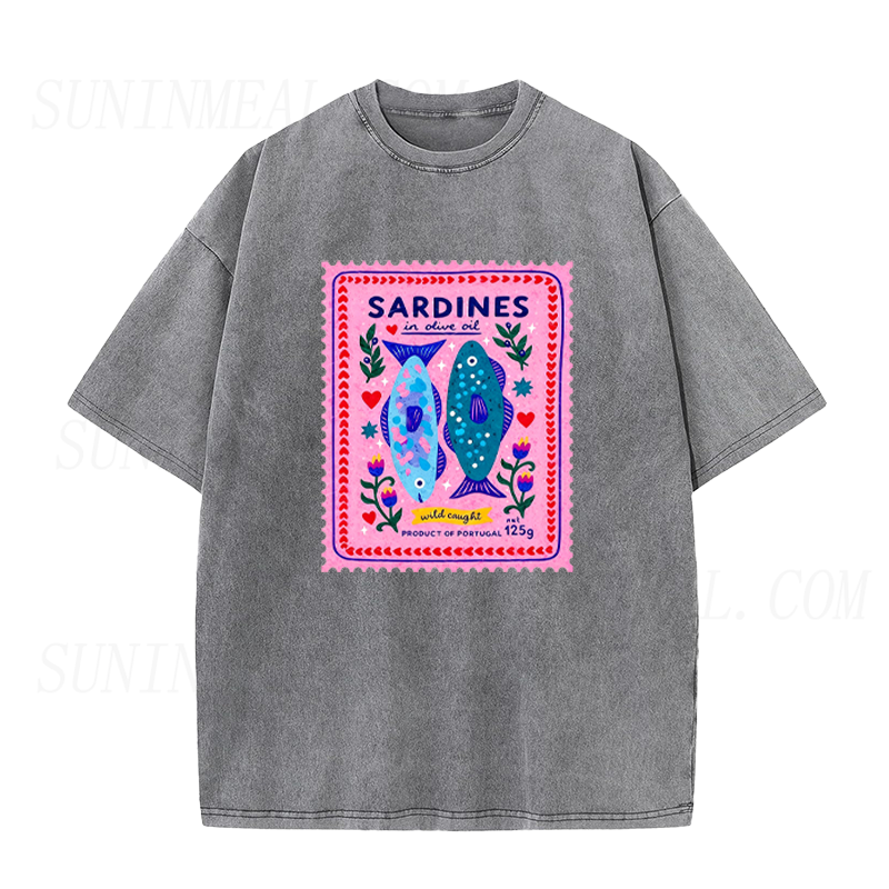 Colorful Portugal Sardines Unisex Tee