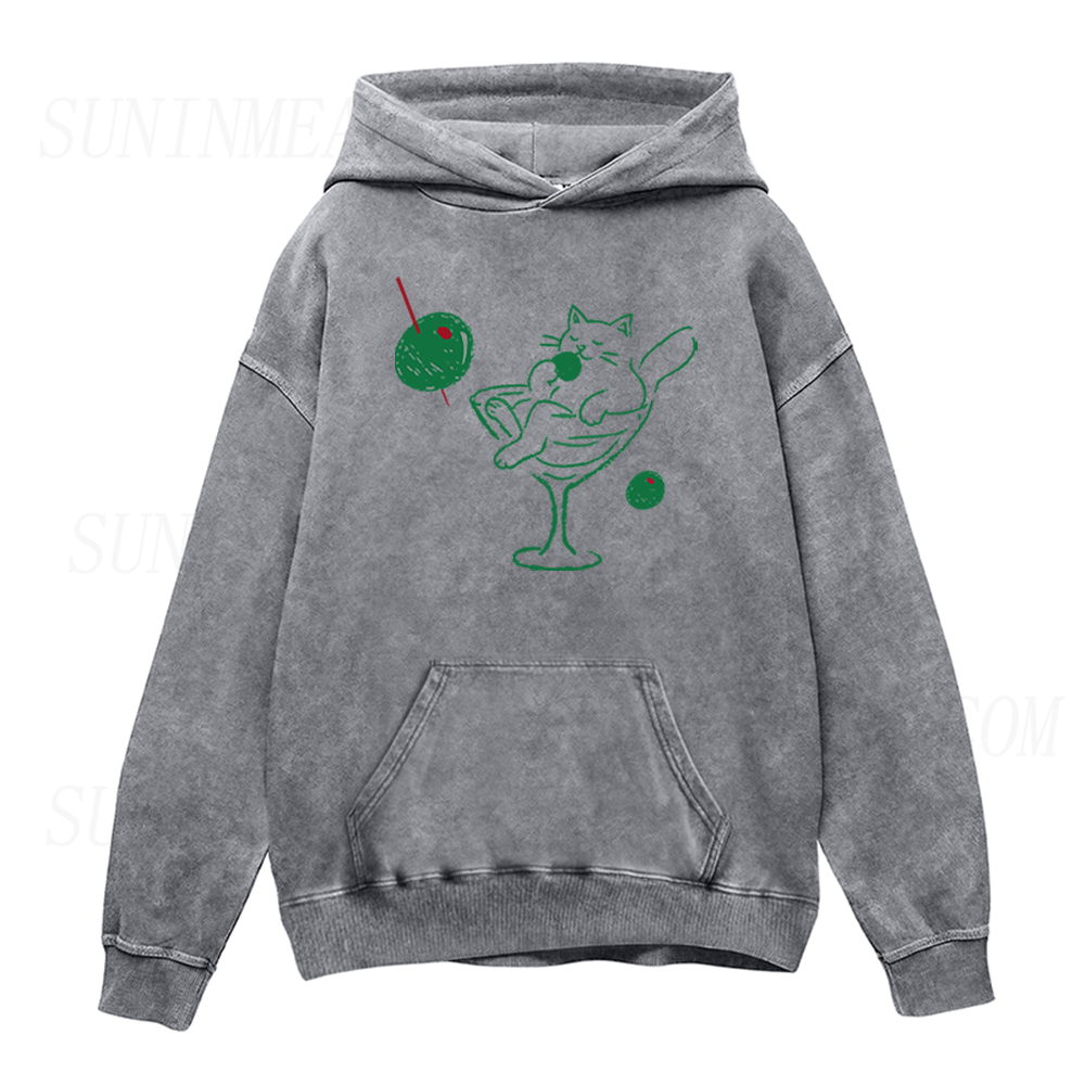 Cats and Martinis Unisex Hoodie