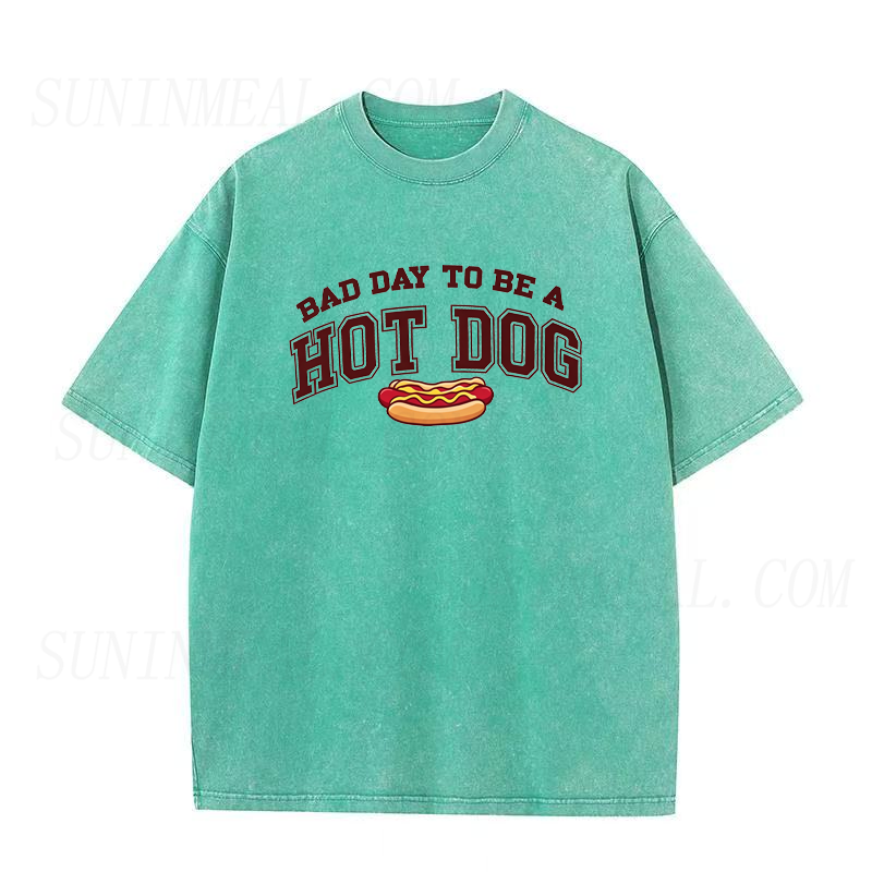 Bad Day To Be A Hot Dog Unisex Tee