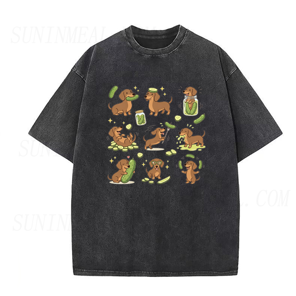 Funny Dachshund Pickle Unisex Tee
