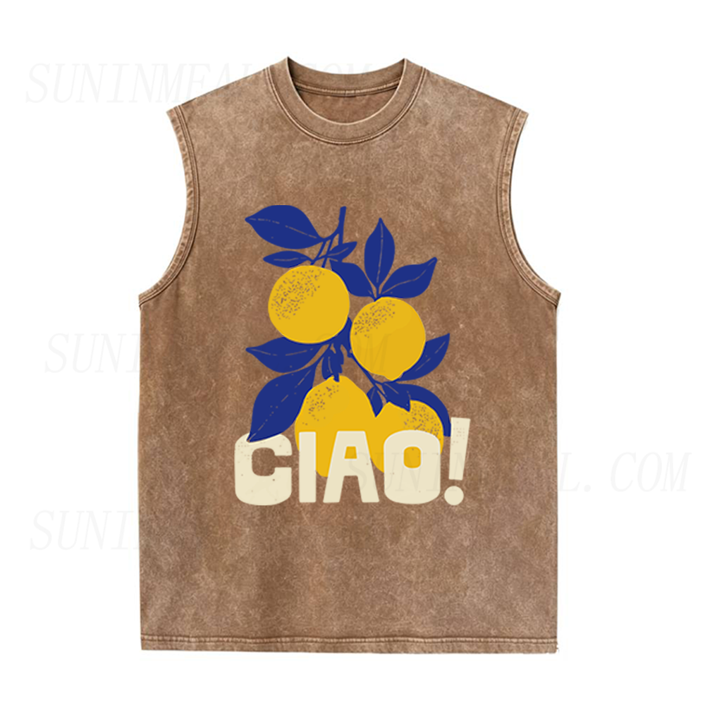 Ciao Italian Lemons Unisex Tank Top