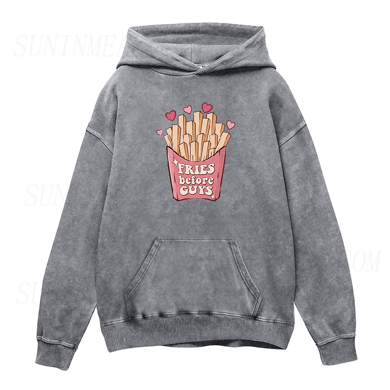 Fries Before Guys Unisex Hoodie