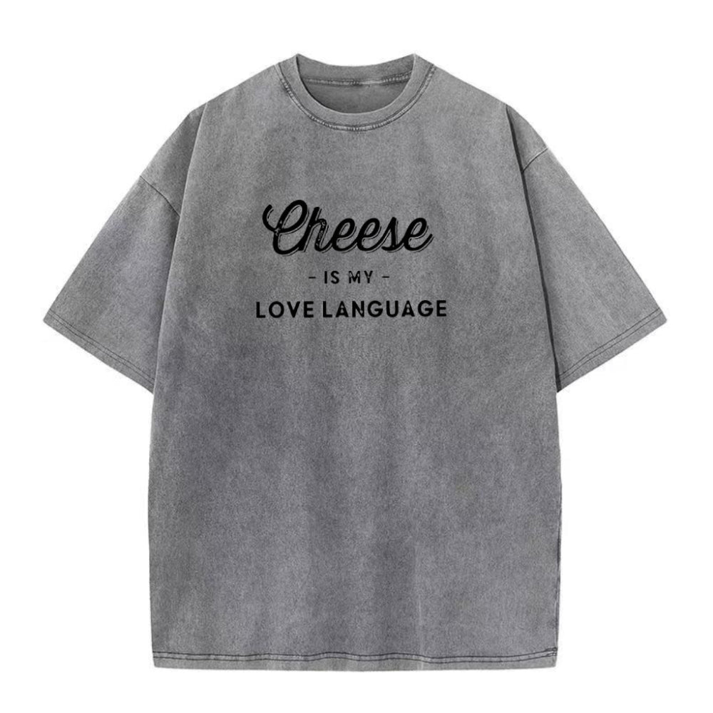 チーズ・イズ・マイ・ラブ・ランゲージ ユニセックスTシャツ
