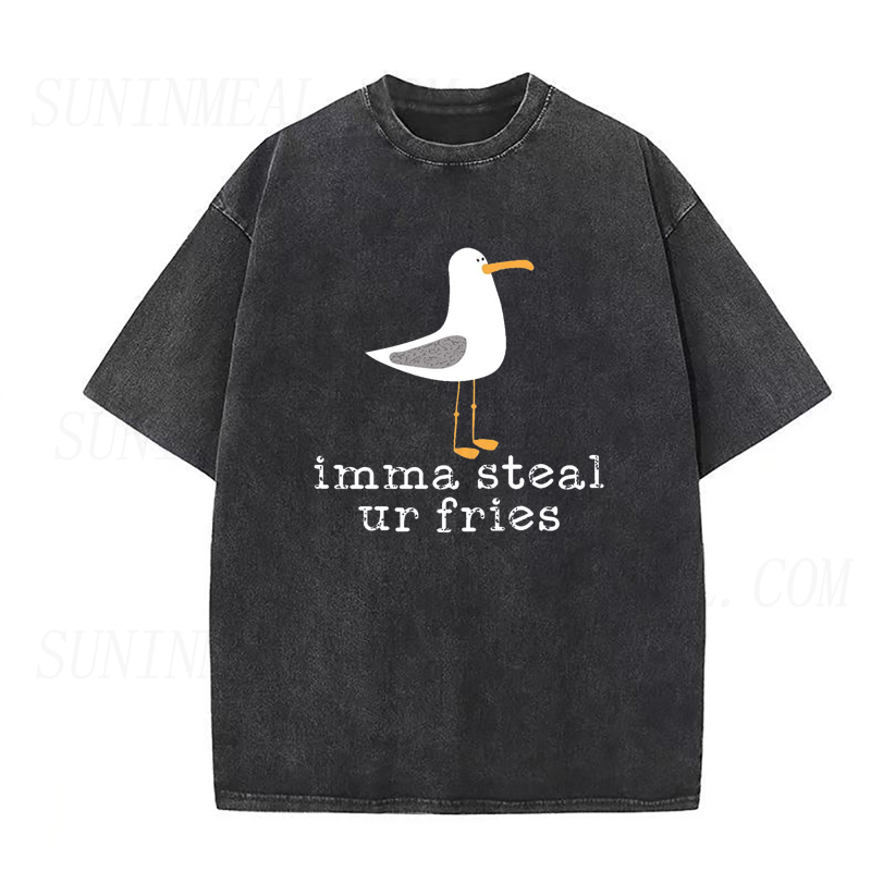 Seagull Imma Steal Ur Fries Unisex Tee