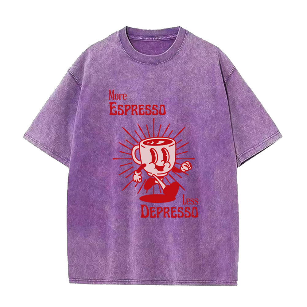 モア・エスプレッソ・レス・デプレッソ ユニセックスTシャツ