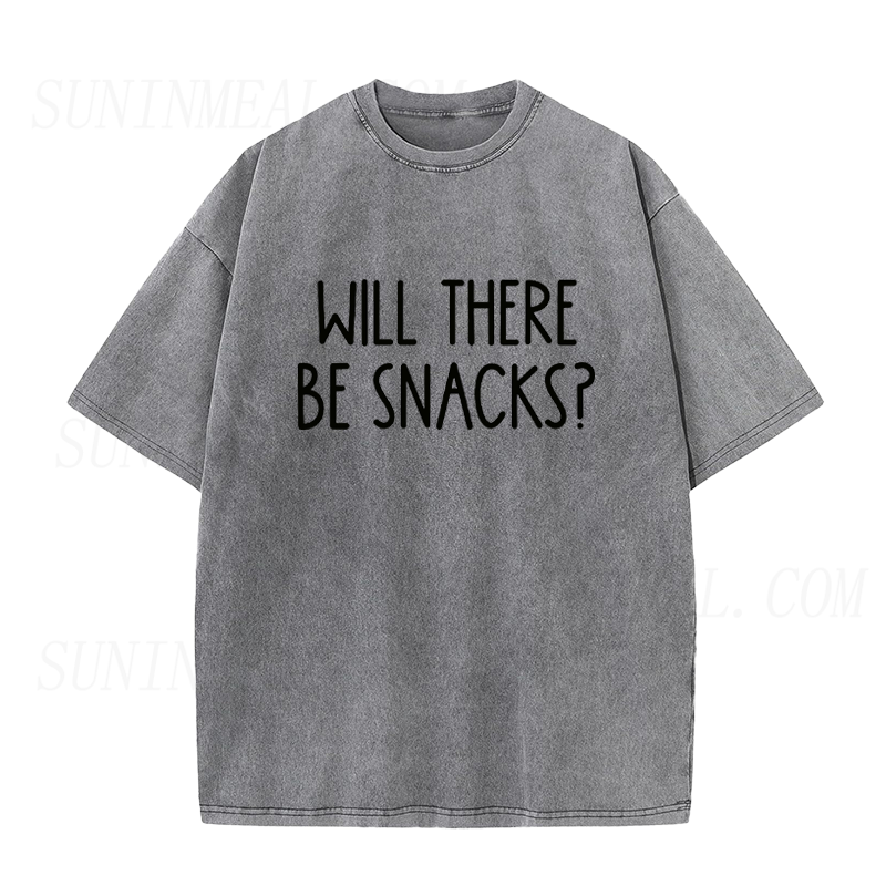 Will There Be Snacks Unisex Tee