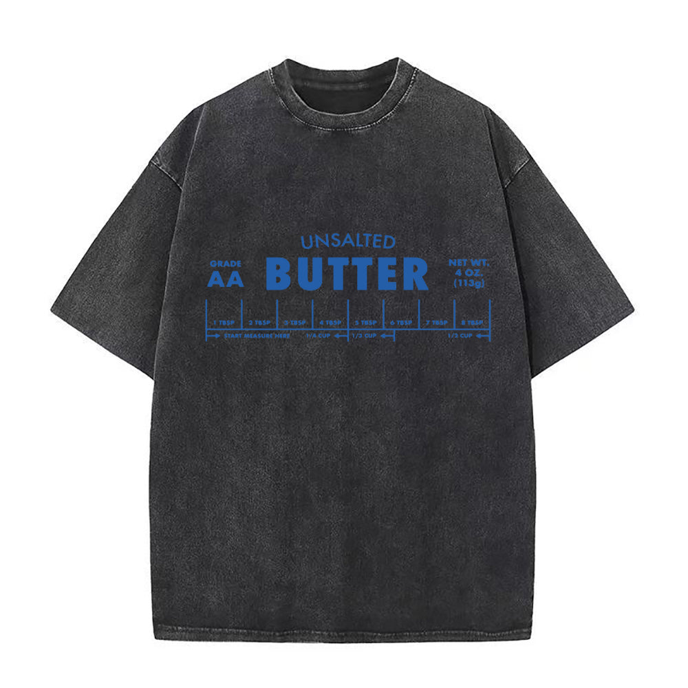無塩バター ユニセックスTシャツ