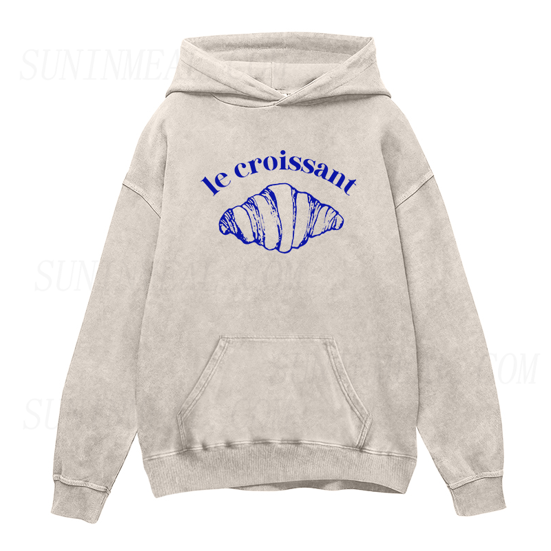 Le Croissant Unisex Hoodie