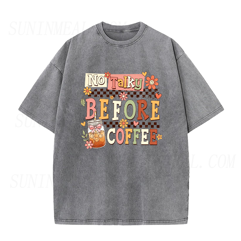 No Talky Before Coffee Unisex Tee