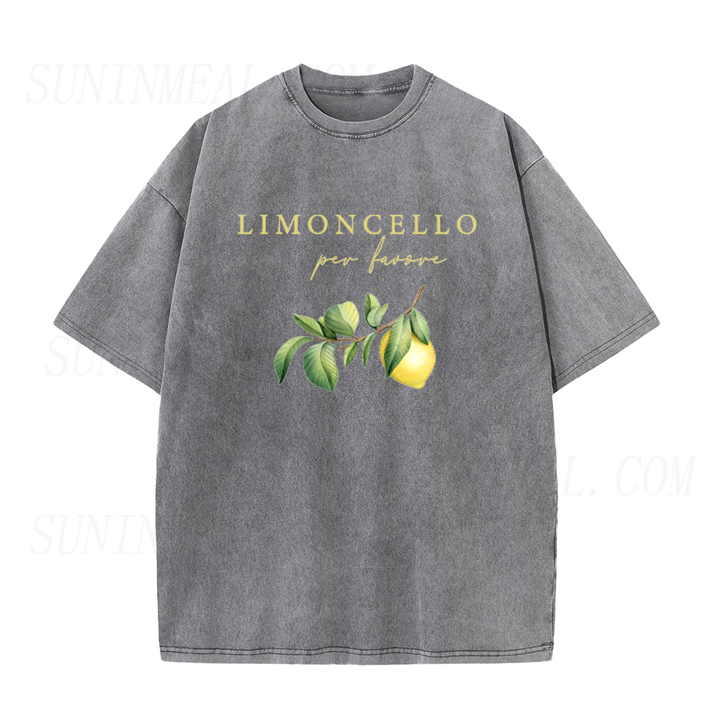 Vintage Limoncello Lover Graphic Unisex Tee
