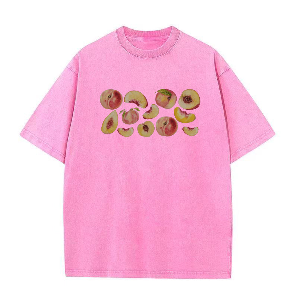 ピーチユニセックスTシャツ
