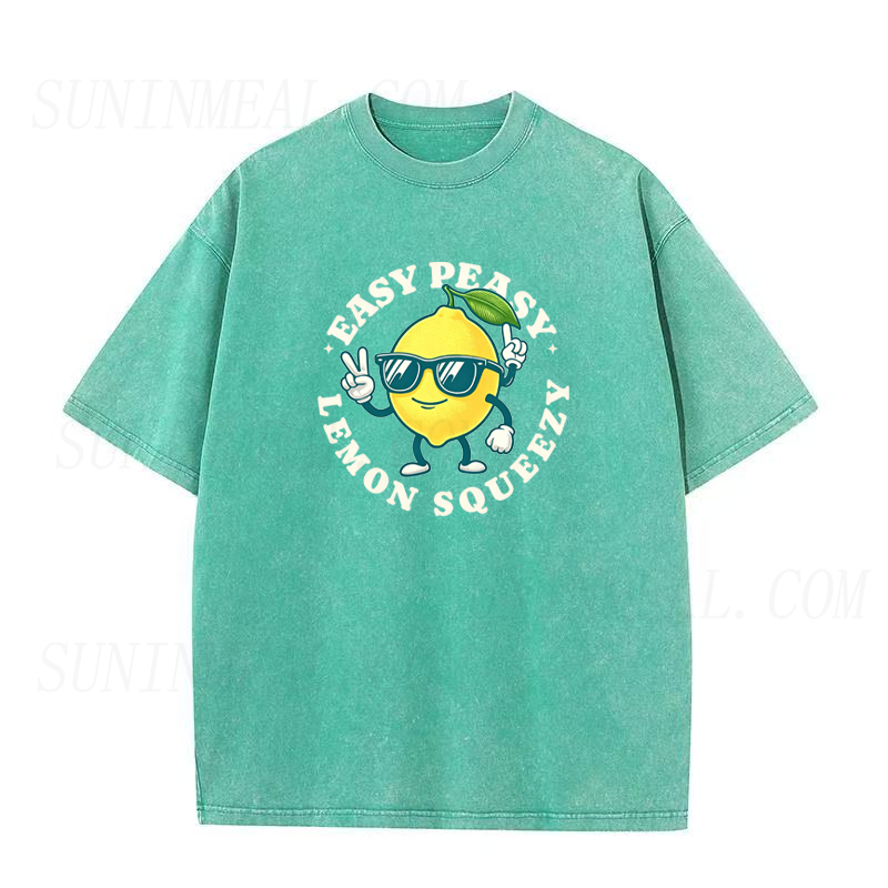 Vintage Easy Peasy Lemon Squeezy Unisex Tee