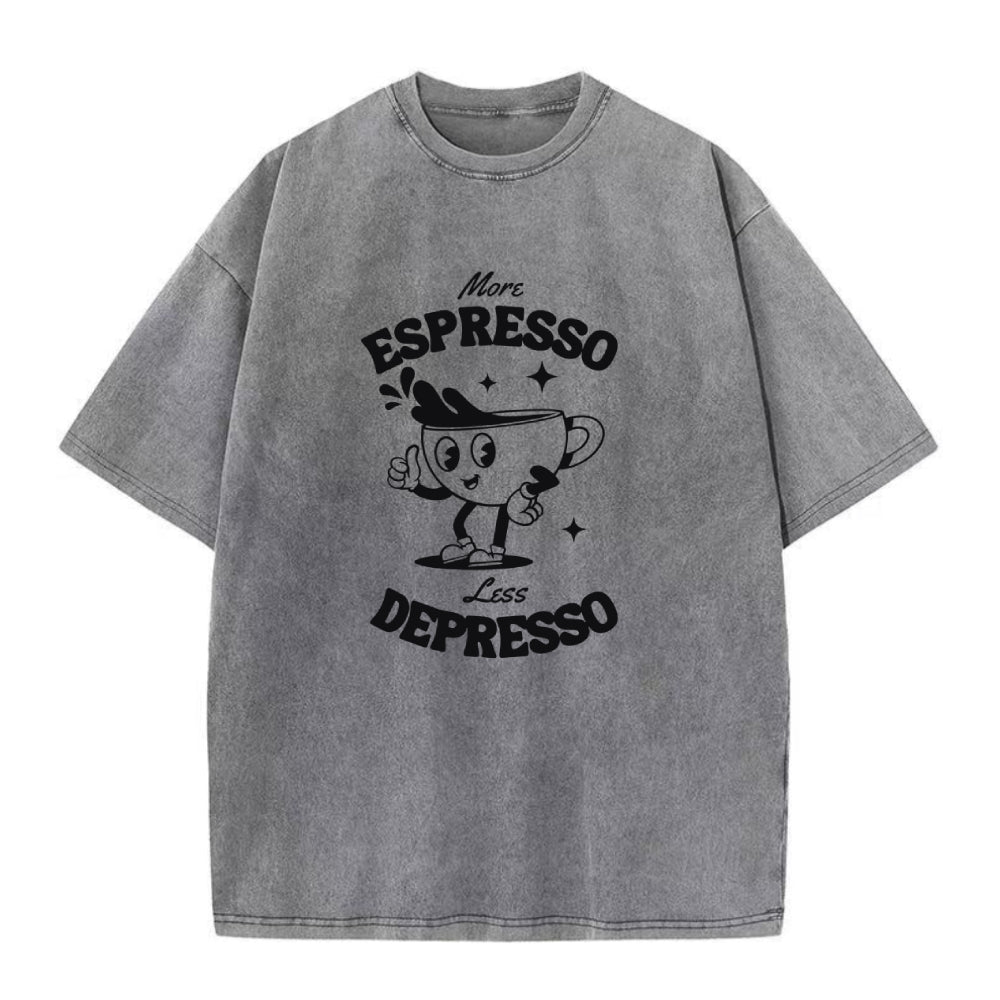 More Espresso Less Depresso Unisex Tee