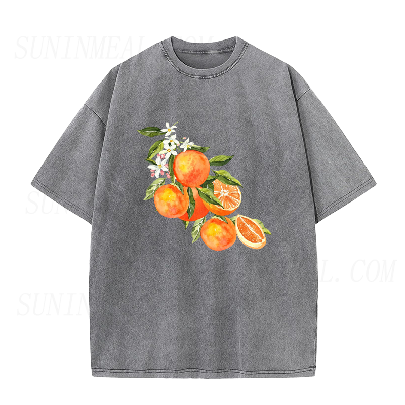 Orange Blossoms Unisex Tee