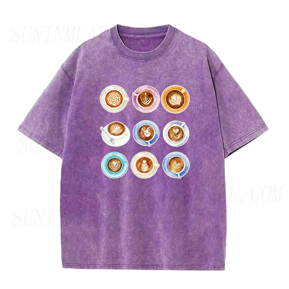 Coffee Latte Art Collection Unisex Tee