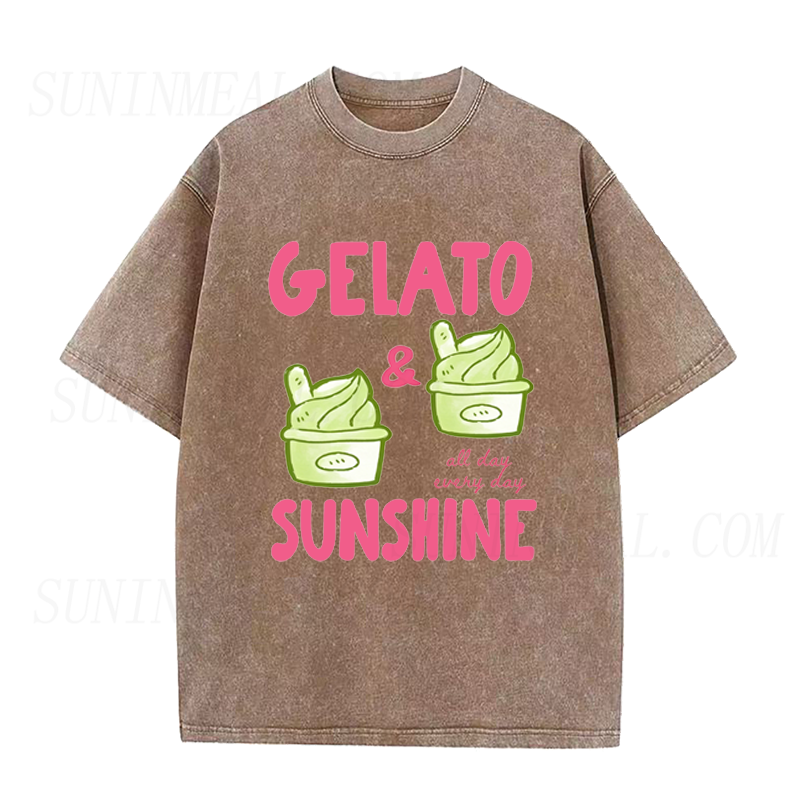 Gelato & Sunshine All Day Every Day Unisex Tee