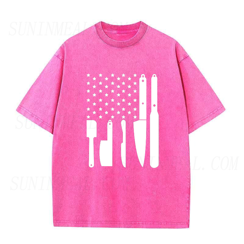 Chef’s Tools American Flag Unisex Tee