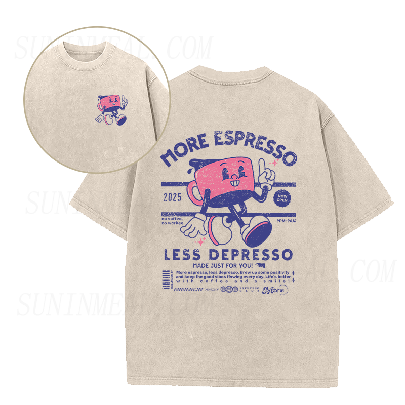 More Espresso Less Depresso Unisex Tee
