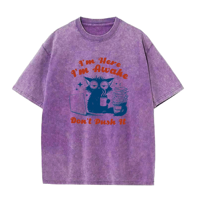 Funny Cat Coffee Unisex Tee