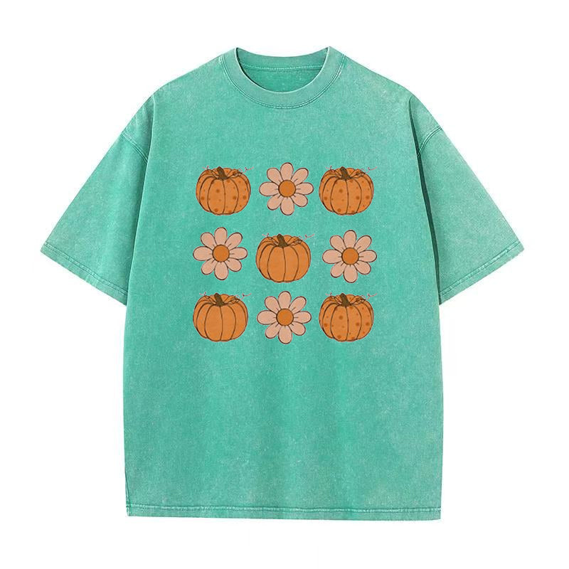 vintage floral Pumpkins Unisex Tee