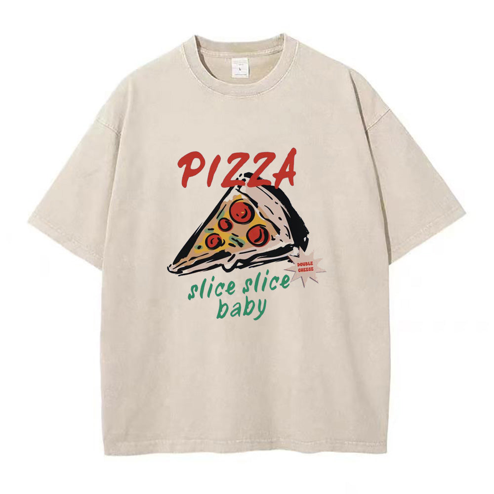 ピザスライス スライス ベビー ユニセックス Tシャツ