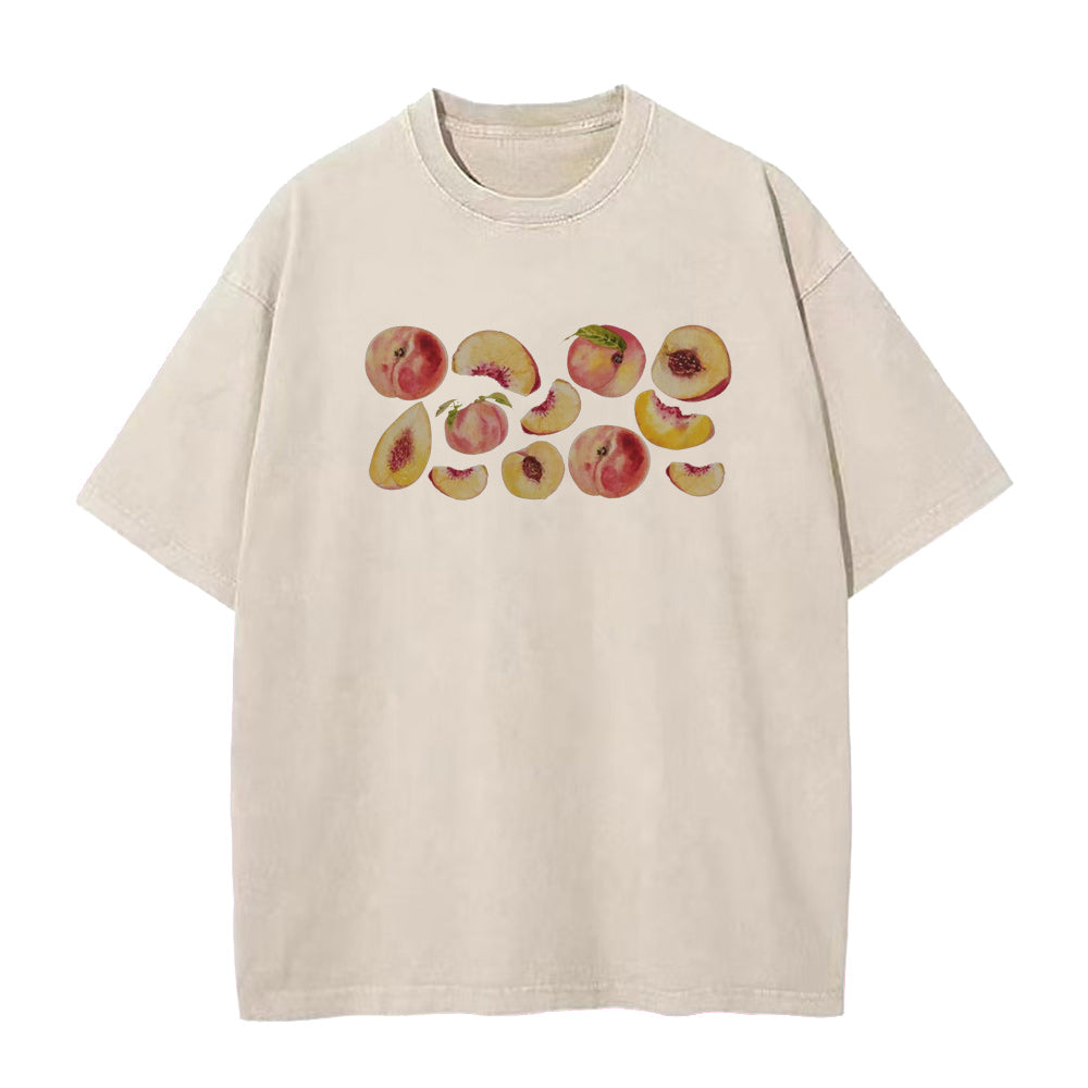 ピーチユニセックスTシャツ