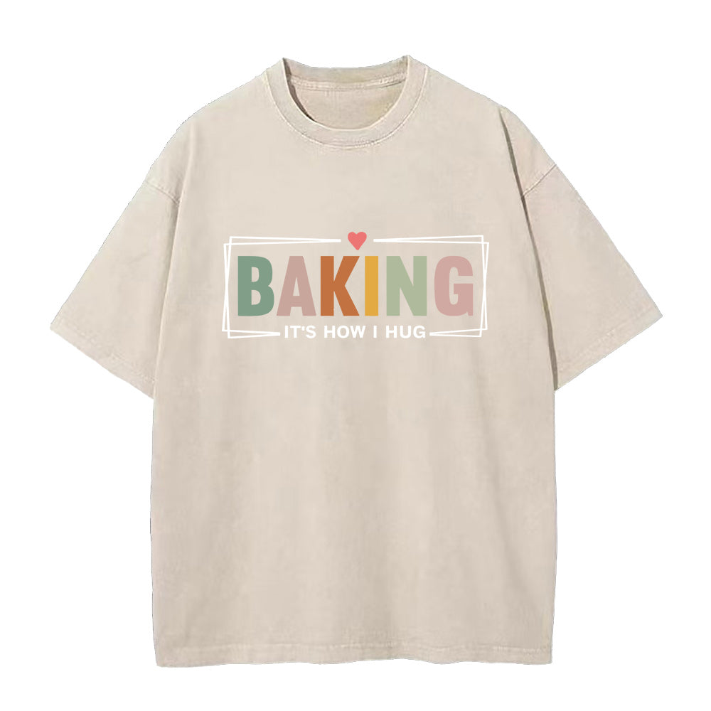 baking it's how I hug Unisex Tee