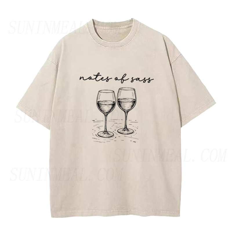 Notes of Sass Wine Unisex Tee