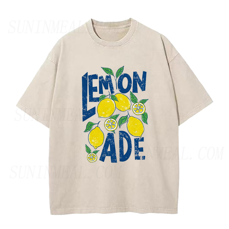 Retro Lemonade Fresh Lemon Unisex Tee