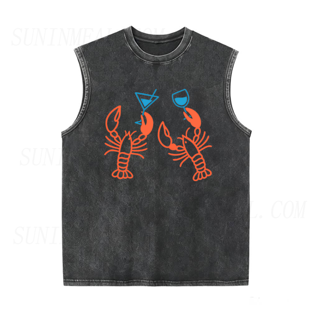 Martini Lobster Unisex Tank Top