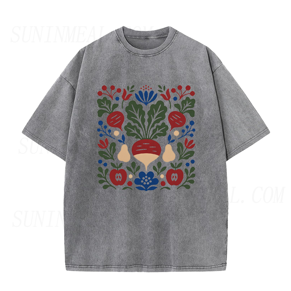 Vintage Beet Pear Apple Unisex Tee