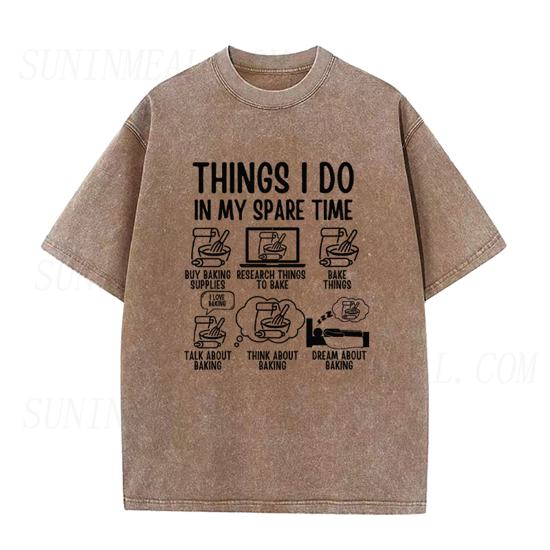 Things I Do Baking Unisex Tee