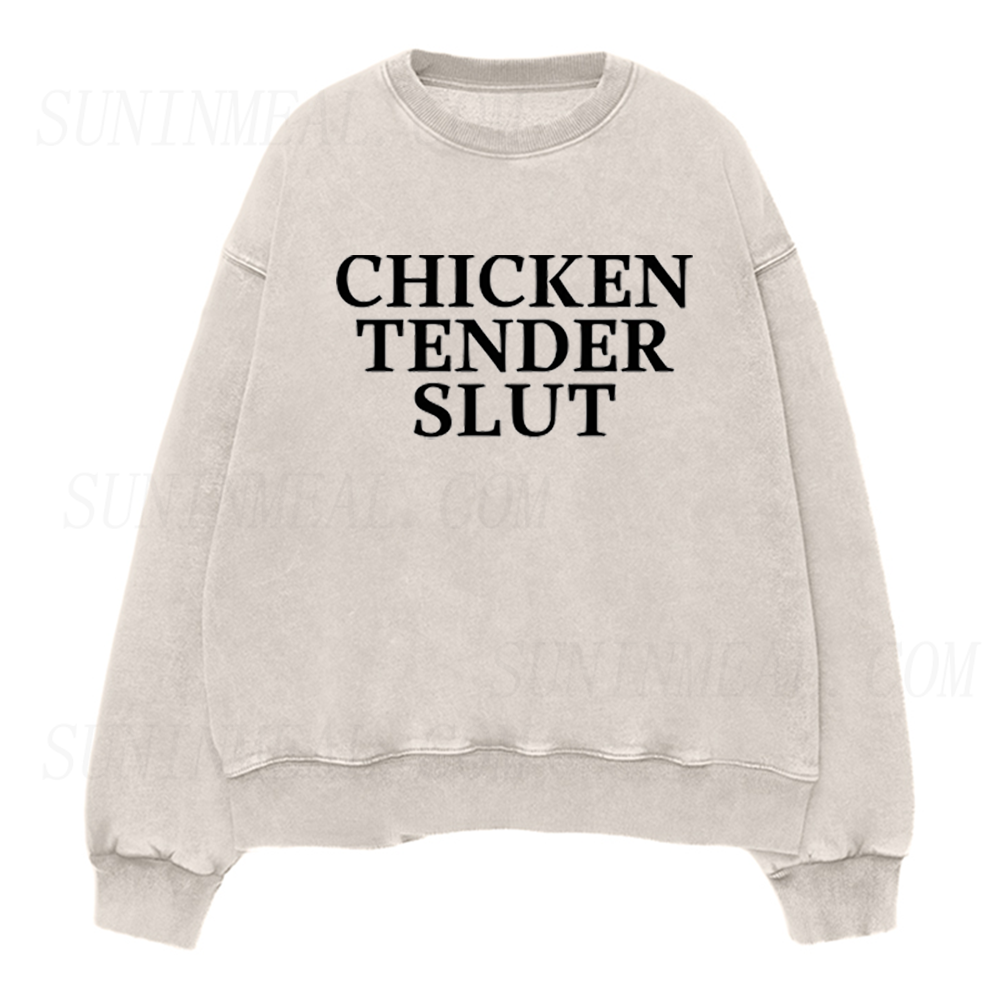 Chicken Tender Slut Unisex Crewneck Sweatshirt