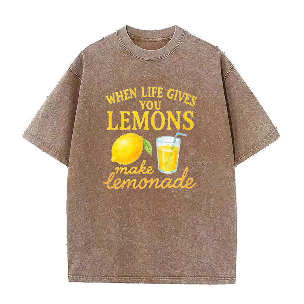 When life gives you lemons make lemonade Unisex Tee